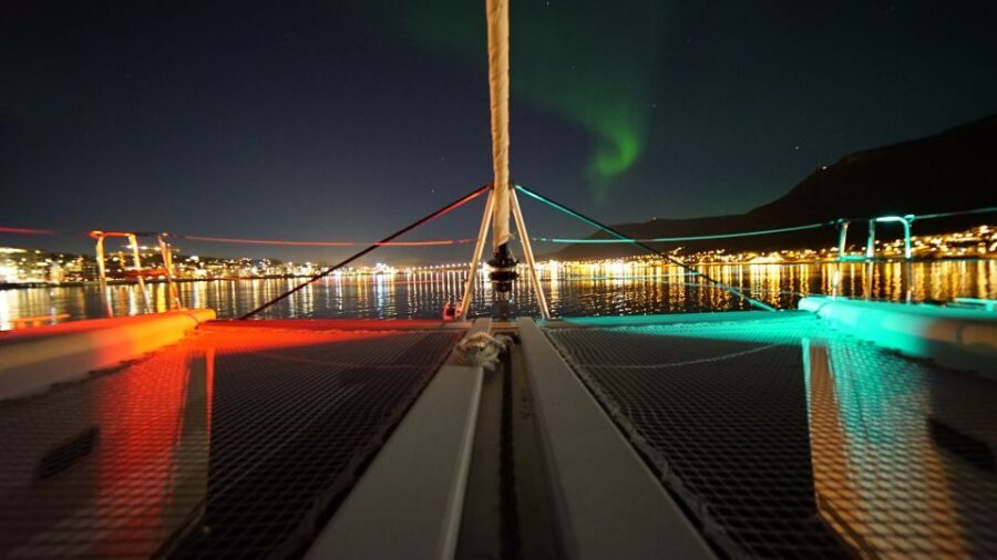 Tromsø: Northern Lights Luxury Catamaran Cruise - Luxury Catamaran Comfort: Inside Panoramas and Outside Daybeds
