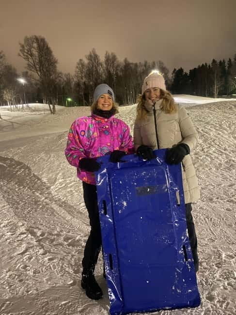Tromsø: Sledding, Toboggan, Mini Skiing, Lasso & Arctic Fun - A short, lively winter session on Tromsøya