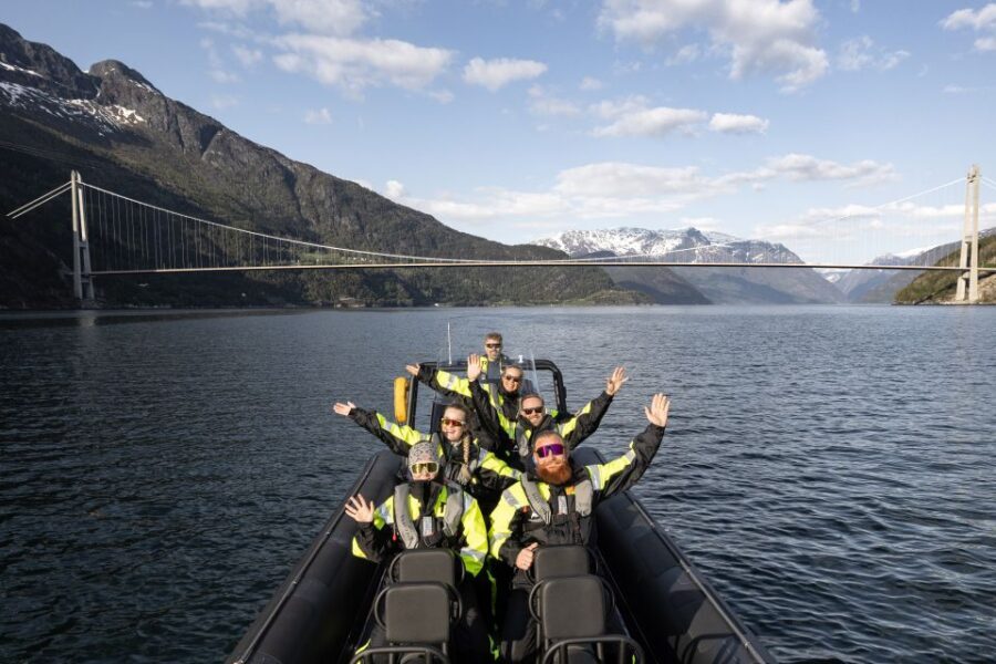 Ulvik: Hardangerfjord Ultimate RIB Tour - Cruise beneath Norway’s longest suspension bridge