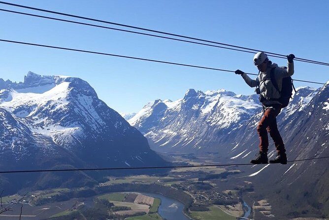 Via Ferrata Åndalsnes West Wall - Finishing With the Nesaksla/Rampestreken Descent
