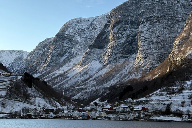 Winter Tour Viking Village, Nærøyfjord Cruise and Flåm Railway - Tvindefossen Waterfall: 116 Meters and a Legend You’ll Remember