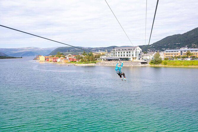 Zipline Experience in Mosjøen - Over the Vefsna River: Speed With a View