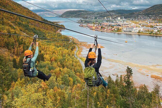 Zipline Experience in Mosjøen - The Walk Up: Helgelandstrappa and the Sherpa Path